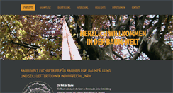 Desktop Screenshot of baum-welt.de